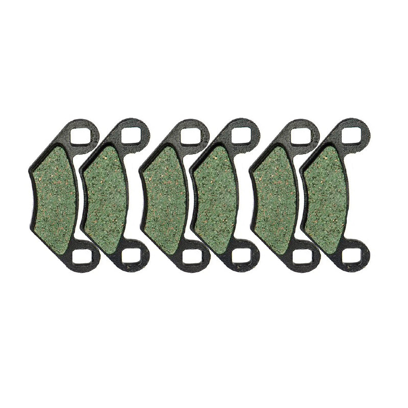 6 Pcs Front Rear Brake Pad FA159 FA232 for Polaris ATV Xplorer 400L Sportsman 500 Big Boss 250 - KUDUPARTS