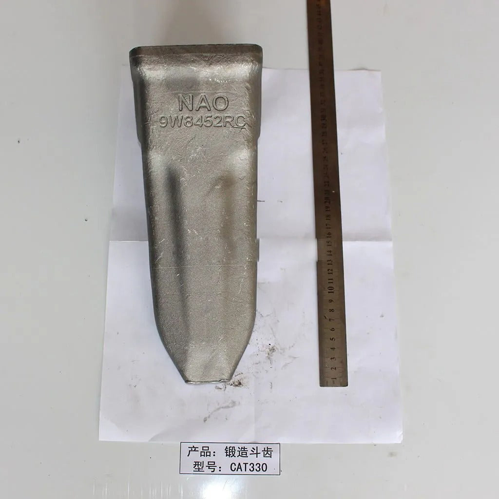 Pour excavatrice Caterpillar CAT 225 229 235 325 330 E300 E300B, pointes de dents de godet forgées longues 9W-8452