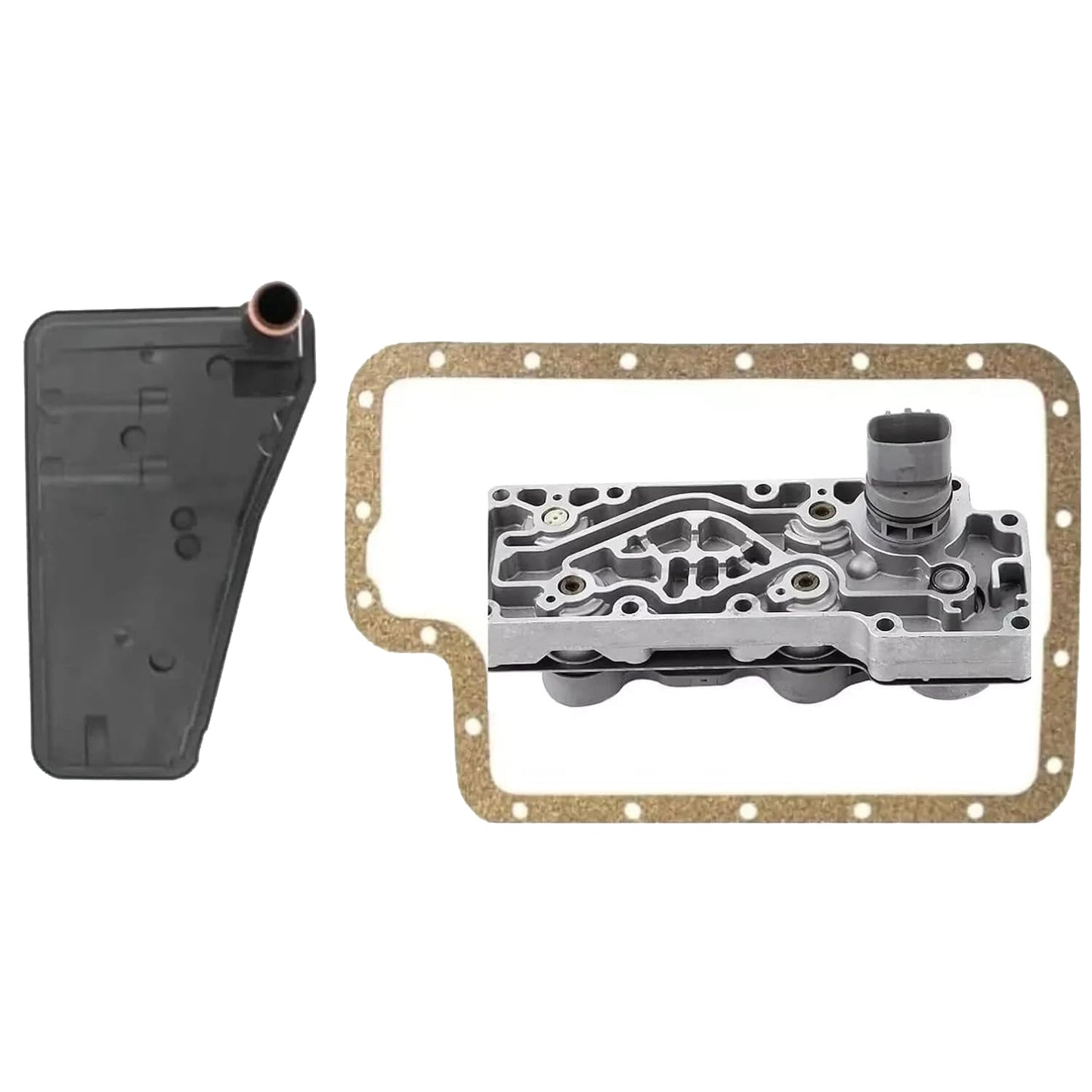 Transmission Shift Solenoid Block & Filter & Gasket Kit R36420D4FK for Ford 4WD 4R100 F250 F350 F450 F450 1998-2004 - KUDUPARTS