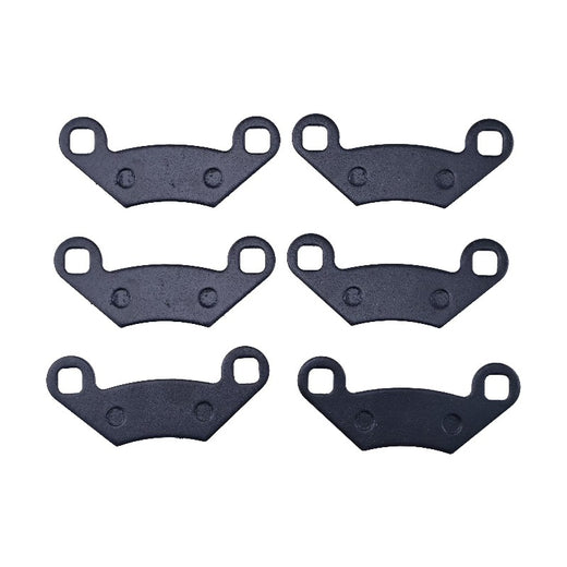 6 Pcs Front Rear Brake Pad FA475 2203628 for Polaris ATV Sportsman 550 570 800 850 XP1000 - KUDUPARTS