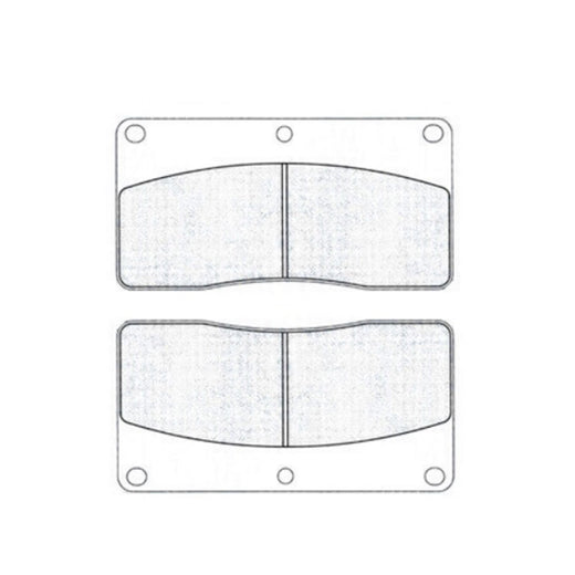 2 PCS Brake Pad YY26184020 for Kawasaki - KUDUPARTS