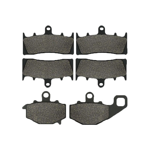 6 Pcs Front & Rear Brake Pad FA192 FA188 for Kawasaki Motorcycle ZX-6R 1998-2002 ZX-9R 1996-2001 - KUDUPARTS