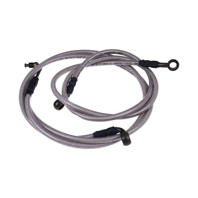 2 Pieces Extended Front Rear Brake Line 1068 for Polaris RZR 4 S 800 570 XP 900 2008-2021 - KUDUPARTS