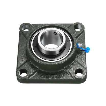 2 Pieces 1-3/8" Bore 4-Bolt Flange Bearing UCF207-22 for Agricultural Machinery HVAC System
