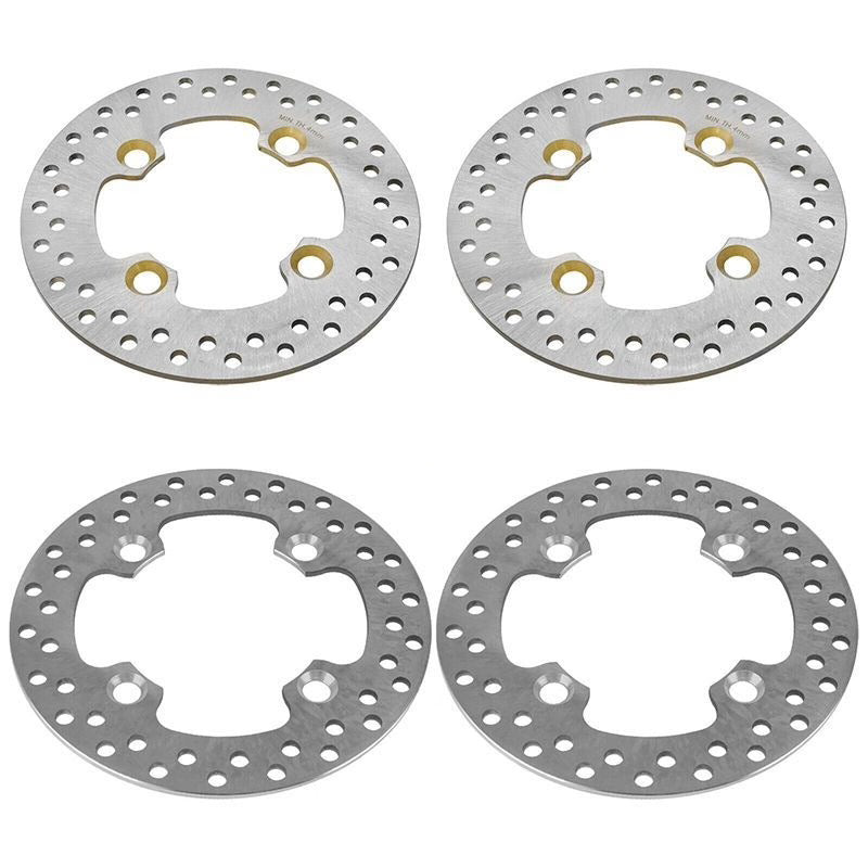 4 Pieces Front Rear Brake Disc Rotor 5254999 7518978 for Polaris RZR XP 900 2011-2013