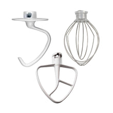 Dough Hook & Flat Beater & Wire Whip Kit K5ADH K5AB K5AWW for Kitchenaid 5-QT Bowl-Lift Stand Mixer 3K5SS 4K5SS