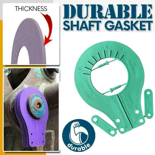 1 Set Non-dismantling Shaft Gasket Thick Rubber Plastic Gasket for Excavator Loader Bulldozer Forklift - KUDUPARTS