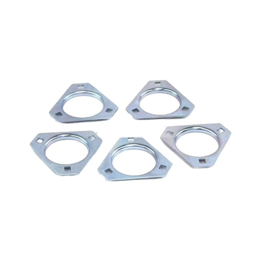 5 Pieces Brush Flange 6599441 for Bobcat Sweeper Attachment Frame Connected Tube