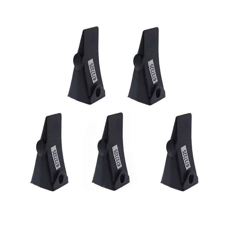 5 PCS Bucket Teeth 6737325 for Bobcat BL570 Backhoe Loader