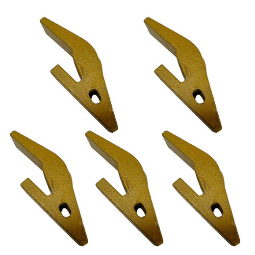 5 Pcs Bucket Tooth Adapter U43792 2740W23 for John Deere 4039 4045 6068 Excavator 230CLC 240DLC 270DLC 380GLC - KUDUPARTS