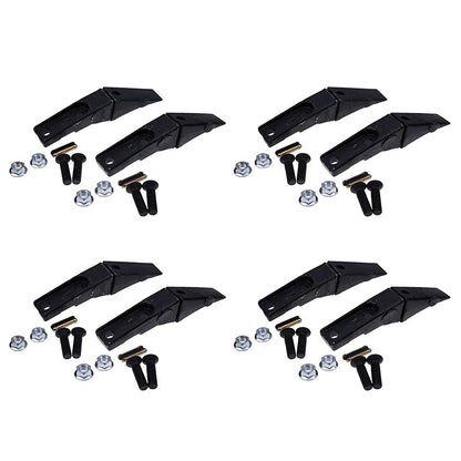 8 Pieces 6737325 Bucket Tooth & 6737326 Flex Pin for Bobcat Style Mini Excavator Skid Steer Loader