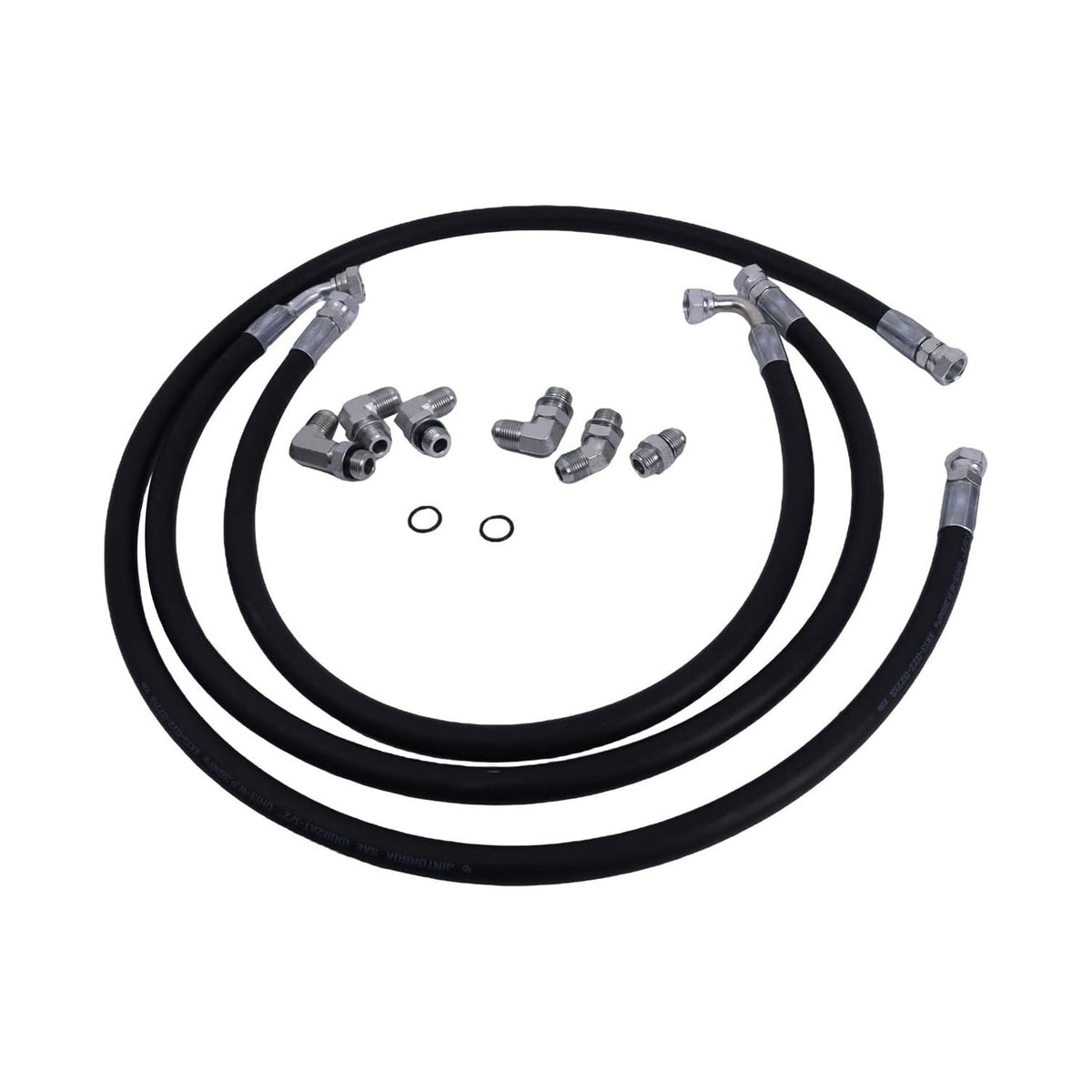 Allison Transmission Cooler Lines With Adapters 20835123 for Duramax Engine LLY LBZ LMM 6.6L Chevrolet GMC 2006-2010 - KUDUPARTS