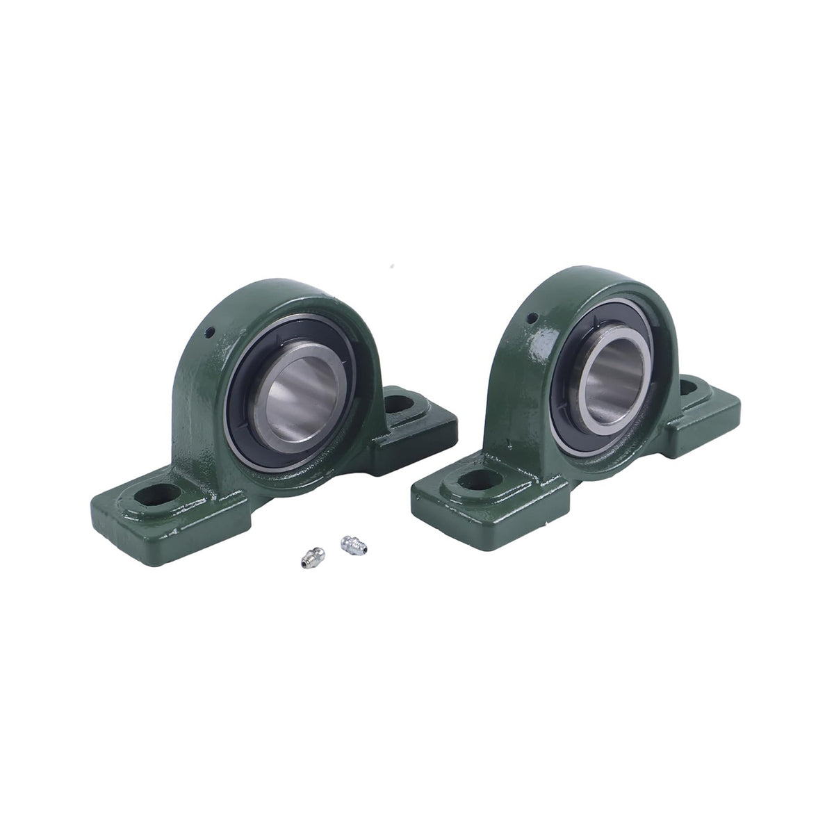 2 Pieces 1-9/16 Pillow Block Bearing NP-25 P2B-SC-109 UCP208-25 for Harvester Plow Seeder - KUDUPARTS