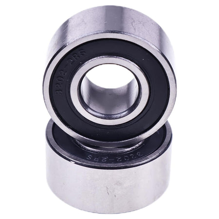 2 Pieces Aftermarket KOYO 5202-2RS Double Row Ball Bearing for Vehicle - KUDUPARTS