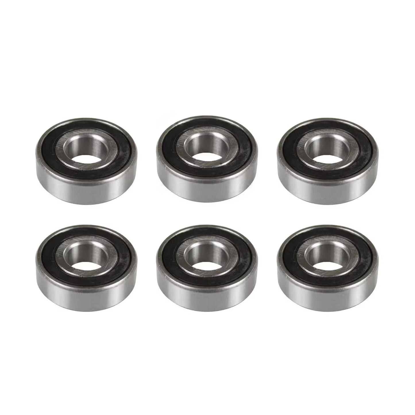 6 piezas de rodamientos de 5/8" (15,88 x 40 x 12 mm), 741-0524, para cortacésped Cub Cadet GT2544 GT2554 2166 2146 MTD 133P679H382 134P679H009 133P678H000