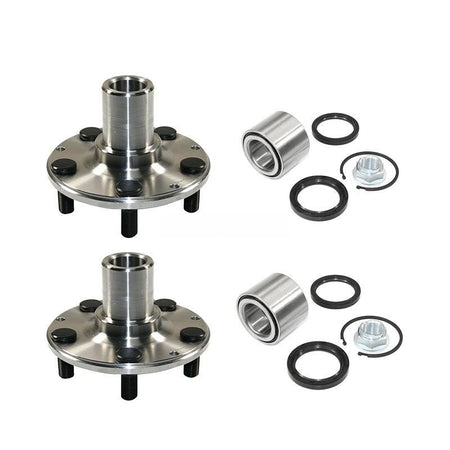2 Sets Front Wheel Hub and Bearing Kit 513248 930-502 for Subaru Forester Impreza Excludes Legacy - KUDUPARTS