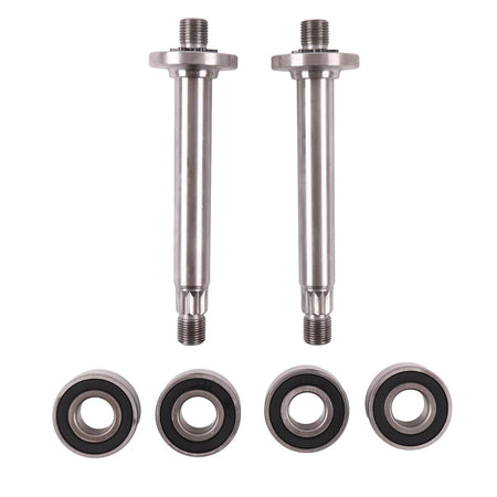 Spindle Shaft With Bearing Kit 738-1186 753-06348 for Cub Cadet Lawn Tractor LT1045 LT1046 MTD Tory Bilt Mower - KUDUPARTS