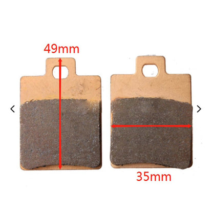 2 PCS Brake Pads for Dirt Bike Four Wheeler Pit Bike Trail Bike 50cc 70cc 90cc 110cc 125cc 150cc 200cc 250cc ATV