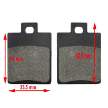 2 PCS Disc Rear Brake Pad for Buggy Sunl TaoTao Dirt Pit Bike Go Kart ATV 4 Wheeler Quad 50cc 70cc 90cc 110cc 125cc