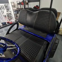 Black Golf Cart Seat Cover Front &amp; Rear Set (4 PCS) for Club Car Precedent / Tempo