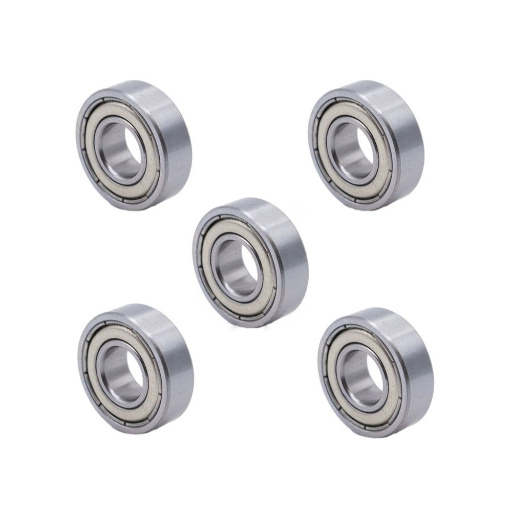 5PCS Shielded Radial Ball Bearing R8ZZ 1/2"x1-1/8"x5/16"