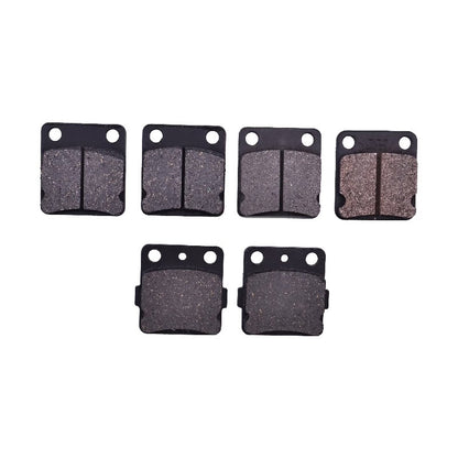 6 PCS Front & Rear Brake Pads FA54 FA84 for Yamaha ATV Blaster 200 YFS200 2003-3006 Banshee 350 YFZ350 1990-2006
