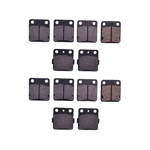 12 PCS Front & Rear Brake Pads FA54 FA84 for Yamaha ATV Blaster 200 YFS200 2003-3006 Banshee 350 YFZ350 1990-2006 - KUDUPARTS