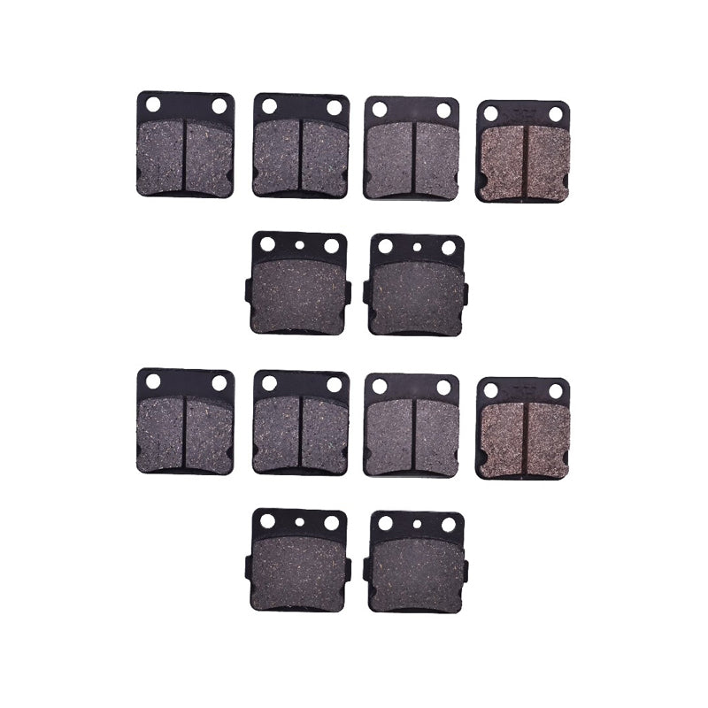 12 PCS Front & Rear Brake Pads FA54 FA84 for Yamaha ATV Blaster 200 YFS200 2003-3006 Banshee 350 YFZ350 1990-2006 - KUDUPARTS