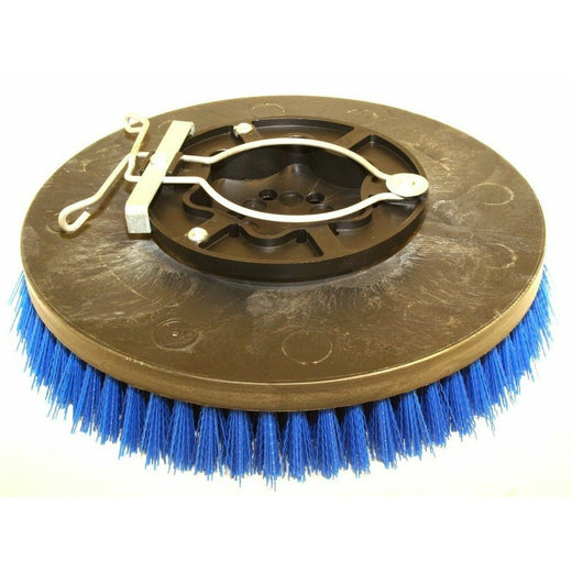 12.5" Pad 13" Brush Surface Blue 0.8mm Corrugated PP Bristle Brush 1014346 for Tennant Floor Scrubber T7 A5 T5e - KUDUPARTS