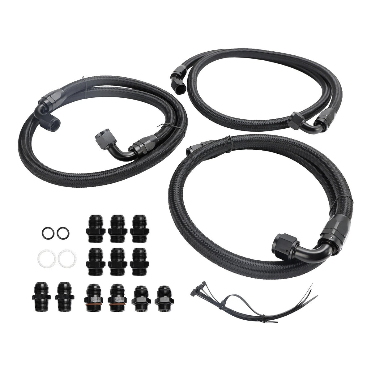 Transmission Cooler Lines Kit 21101404 for Duramax Engine LB7 LLY 6.6L Chevrolet GMC 2001-2005 - KUDUPARTS