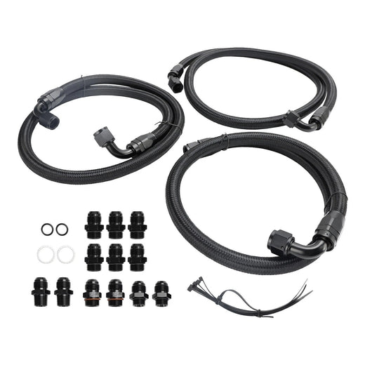Transmission Cooler Lines Kit 21101404 for Duramax Engine LB7 LLY 6.6L Chevrolet GMC 2001-2005 - KUDUPARTS