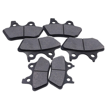 Lot de 6 plaquettes de frein avant et arrière FA400 pour motos Harley-Davidson Dyna Sportster Softail Touring