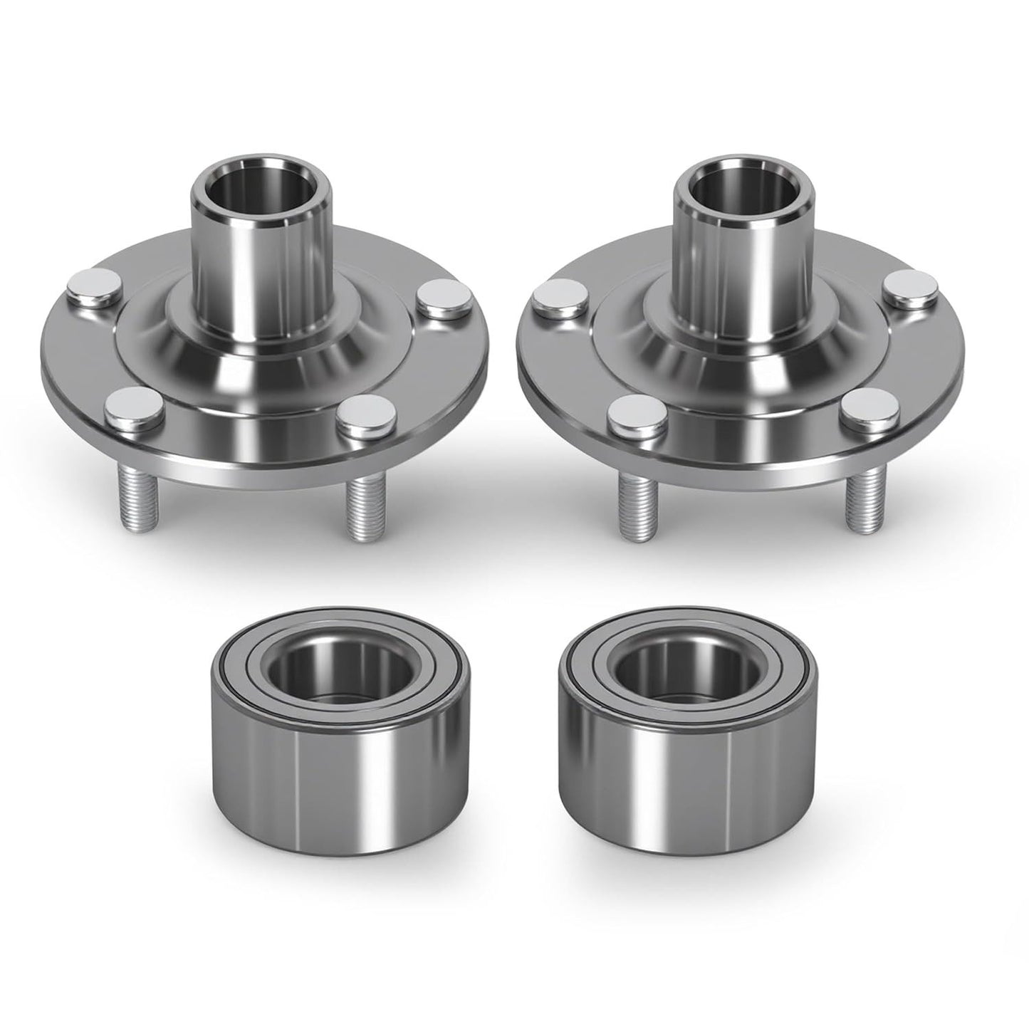 2 Sets Front Wheel Hub Bearing Kit LS-WHB003 for Mazda Vehicle 3 5