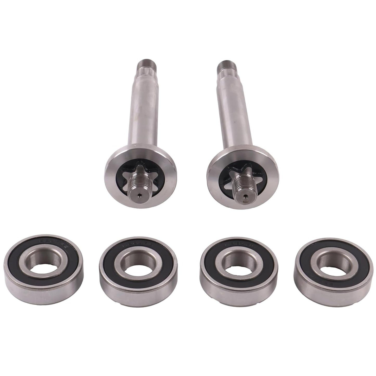 Spindle Shaft With Bearing Kit 738-1186 753-06348 for Cub Cadet Lawn Tractor LT1045 LT1046 MTD Tory Bilt Mower