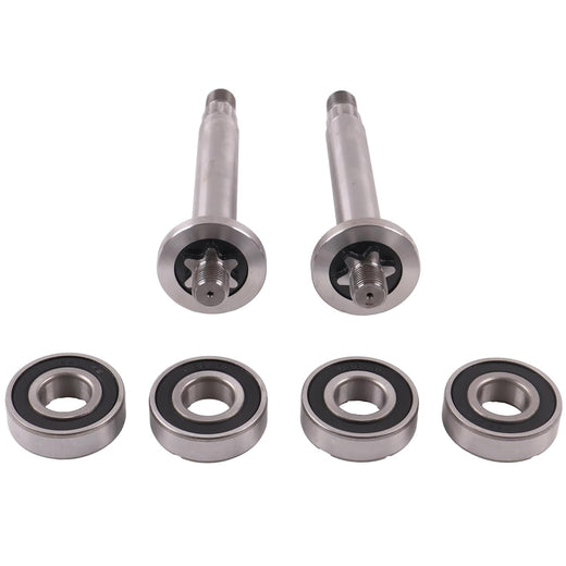 Spindle Shaft With Bearing Kit 738-1186 753-06348 for Cub Cadet Lawn Tractor LT1045 LT1046 MTD Tory Bilt Mower - KUDUPARTS