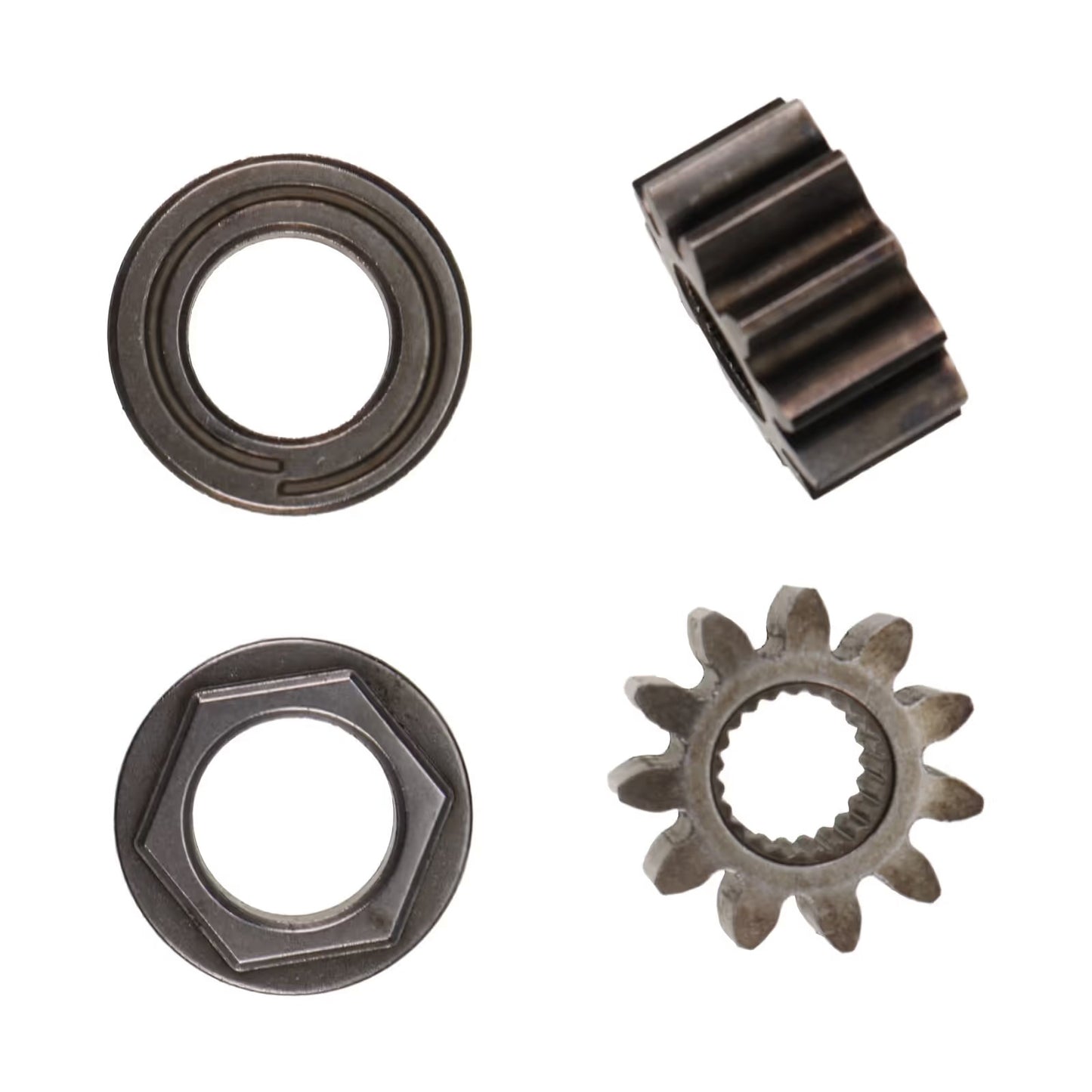 2 Pieces Steering Shaft Pinion Gear & Bushing 12-0863 741-0656 941-0656A 717-1554 for MTD Toro Cub Cadet Lawn White Outdoor Tractor