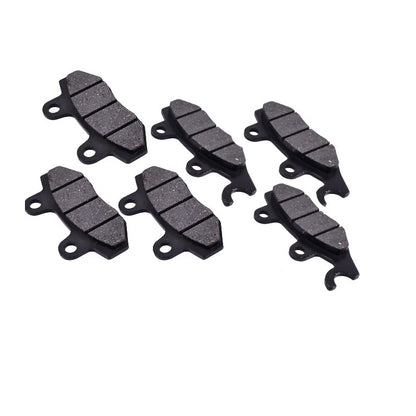 6 Pcs Front & Rear Brake Pad FA135 FA165 FA428 for Yamaha Rhino 450 660 Raptor 700 700R