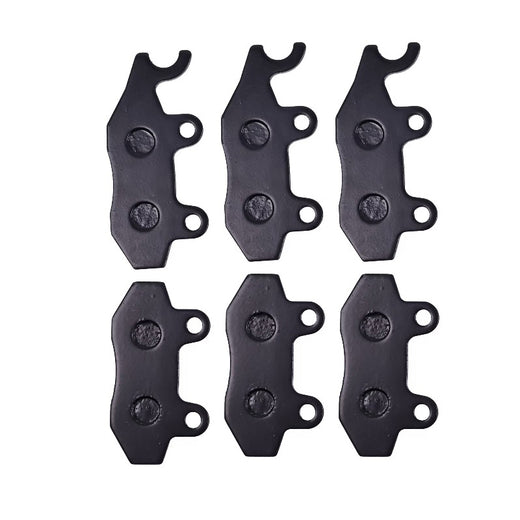 6 Pcs Front & Rear Brake Pad FA135 FA165 FA428 for Yamaha Rhino 450 660 Raptor 700 700R - KUDUPARTS