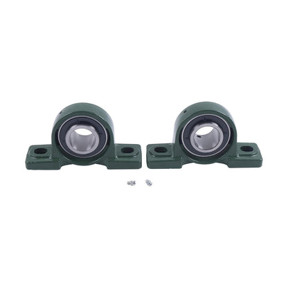 2 Pieces 1-9/16 Pillow Block Bearing NP-25 P2B-SC-109 UCP208-25 for Harvester Plow Seeder