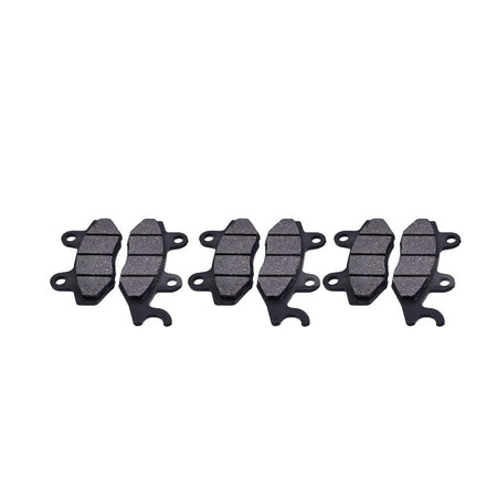 6 Pcs Front & Rear Brake Pad FA135 FA165 FA428 for Yamaha Rhino 450 660 Raptor 700 700R - KUDUPARTS