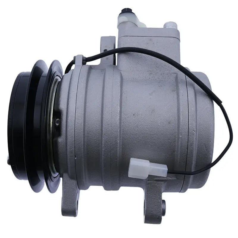 146283-03200 SP10 A/C Compressor with Single Groove 12volt Cluch for Mahindra Tractor 4510 5010 2538 - KUDUPARTS