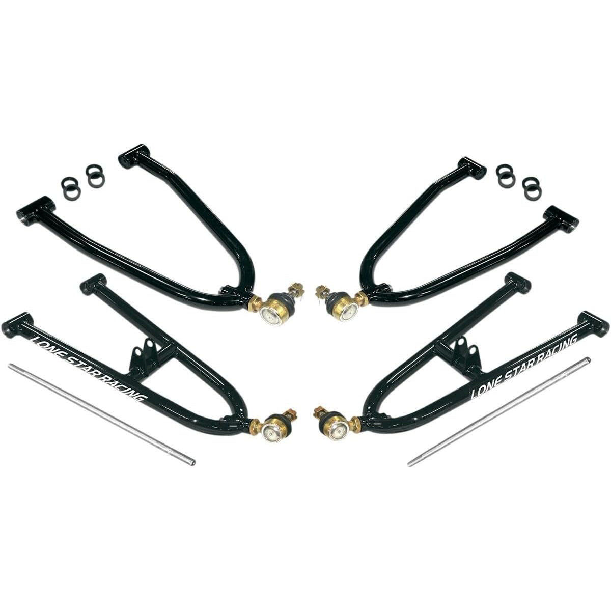 Lone Star Racing Powder Coated A Arm Kit 17-201807 for 2003 2005 2006 Yamaha Banshee 350 YFZ350 YFZ350SP - KUDUPARTS