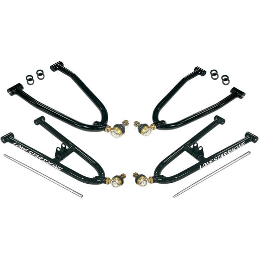 Lone Star Racing Powder Coated A Arm Kit 17-201807 for 2003 2005 2006 Yamaha Banshee 350 YFZ350 YFZ350SP - KUDUPARTS