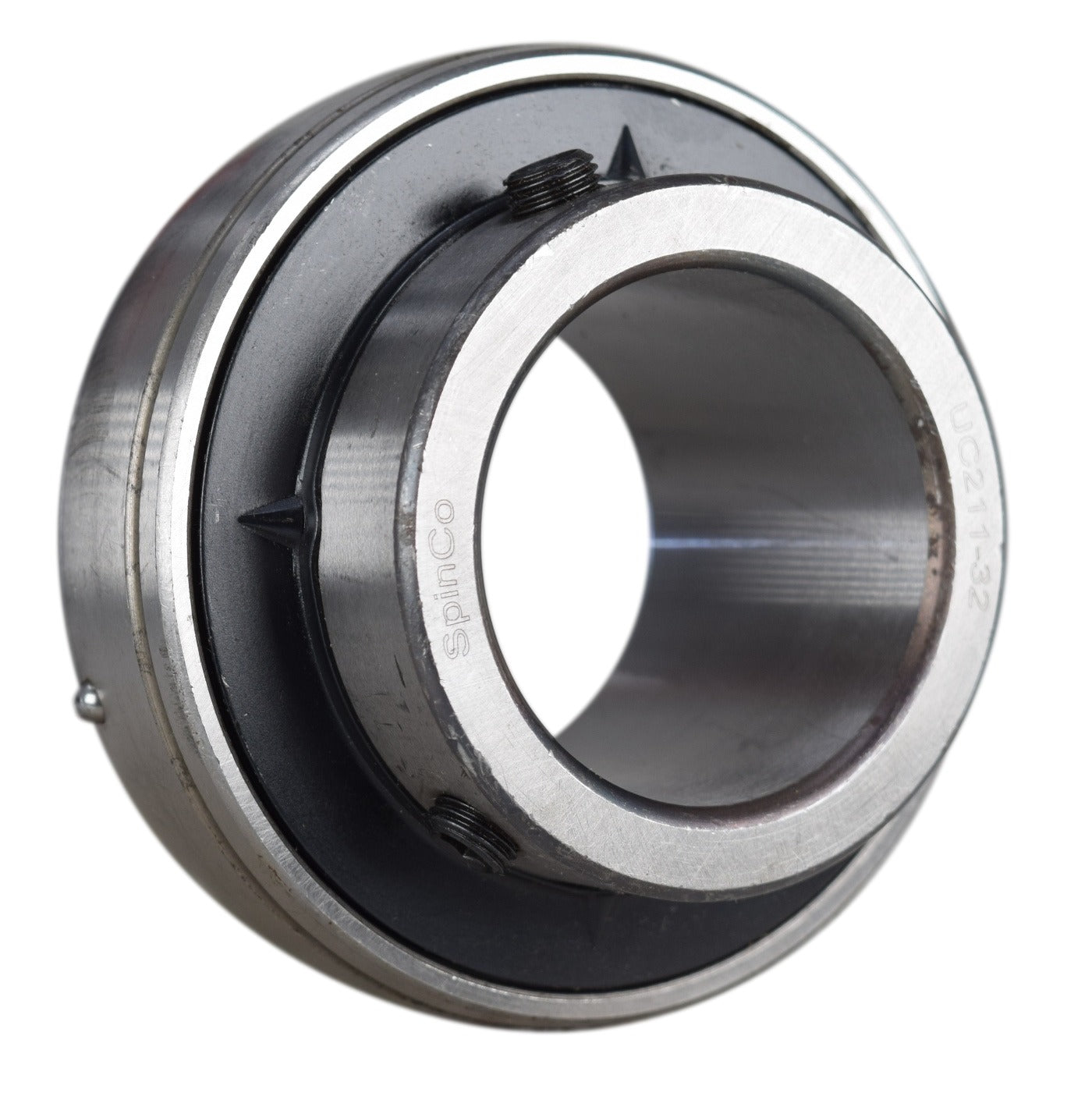 Cojinete de inserción de 2" con tornillo de fijación UC211-32 INS-SC-200 GY1200KRRB VS-232 para excavadora, cargadora, tractor, cosechadora y empacadora
