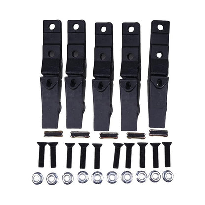 5 Pieces Bolt-On Shanks Teeth & Pins Assembly 6737322 for Many Bobcat Skid Steer Buckets