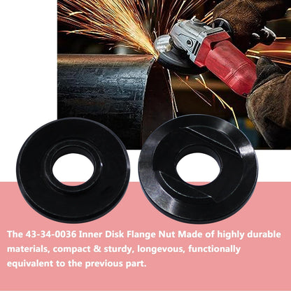 2 Pieces Inner Disk Flange 43-34-0036 for Milwaukee Angle Grinder