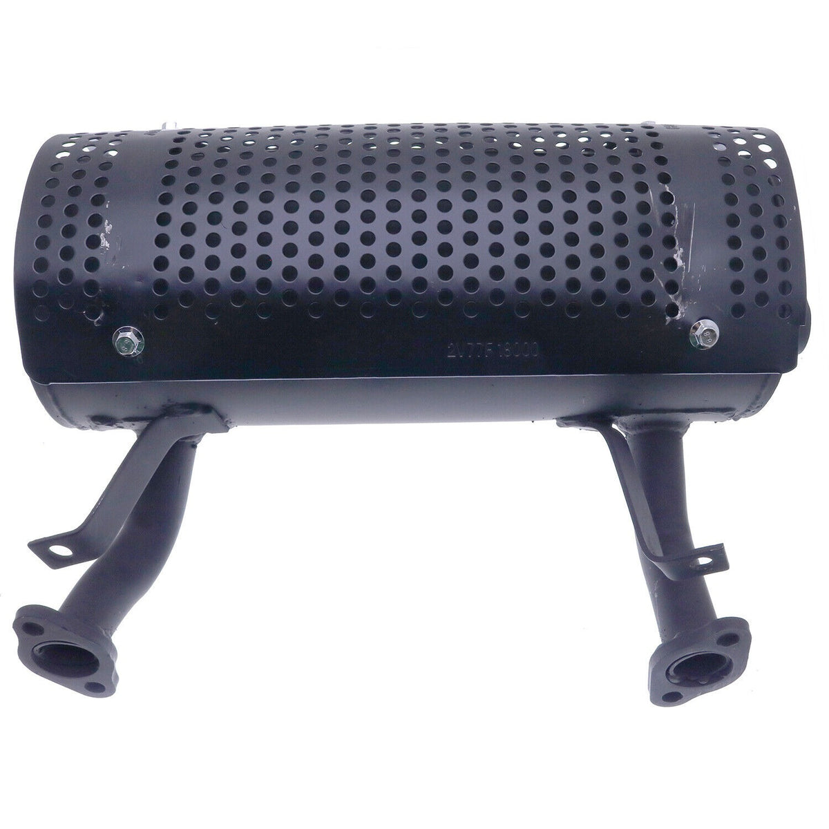 Right Side Muffler for Honda Engines GX610 GX620 GX630 GX660 GX670 GX690 (Starter Side Outlet) - KUDUPARTS