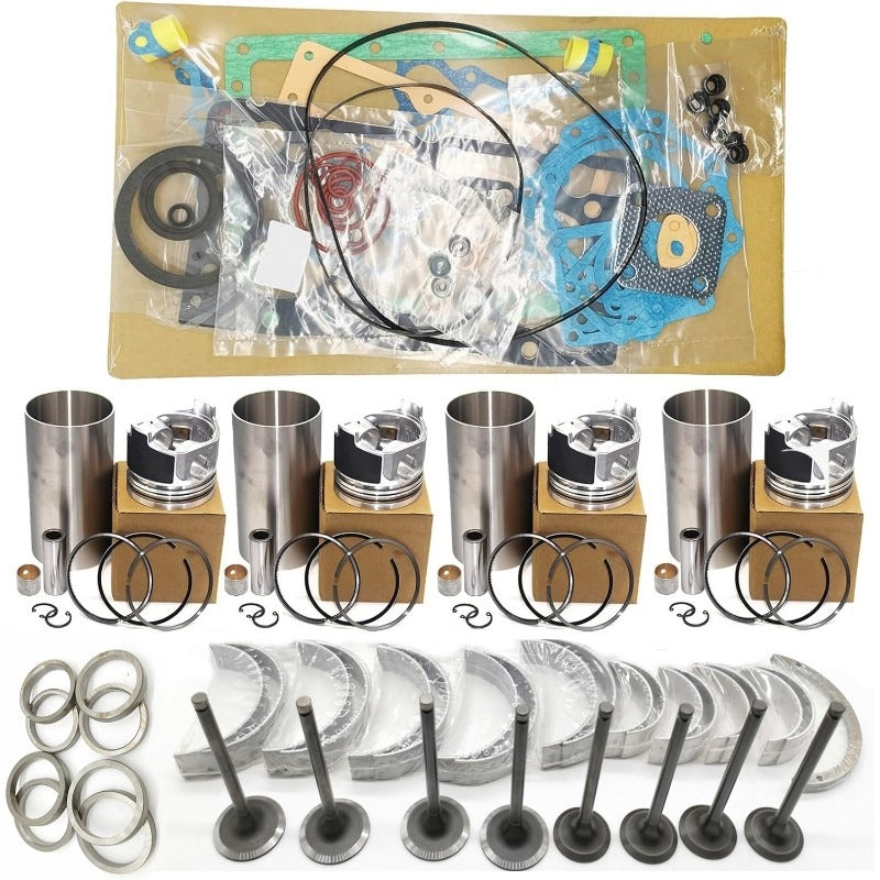 Overhaul Rebuild Kit for Perkins Engine 1004-4 1004.4 1004-4T 1004.4T - KUDUPARTS