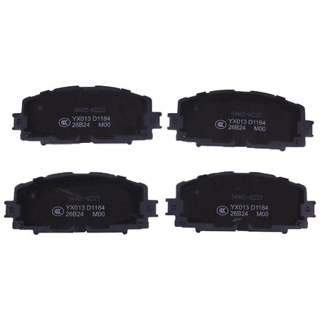 4 Rear Brake Pads 04465-AZ213 for Toyota 2007-2012 Yaris Sedan 2006-2015 Yaris Hatchback - KUDUPARTS