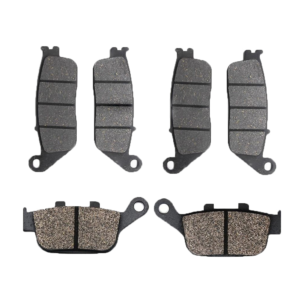 6 Pcs Front & Rear Brake Pad FA142 FA140 for Honda Motorcycle VTR250 CB500FAD CB500RD CB500XD FMX650 - KUDUPARTS